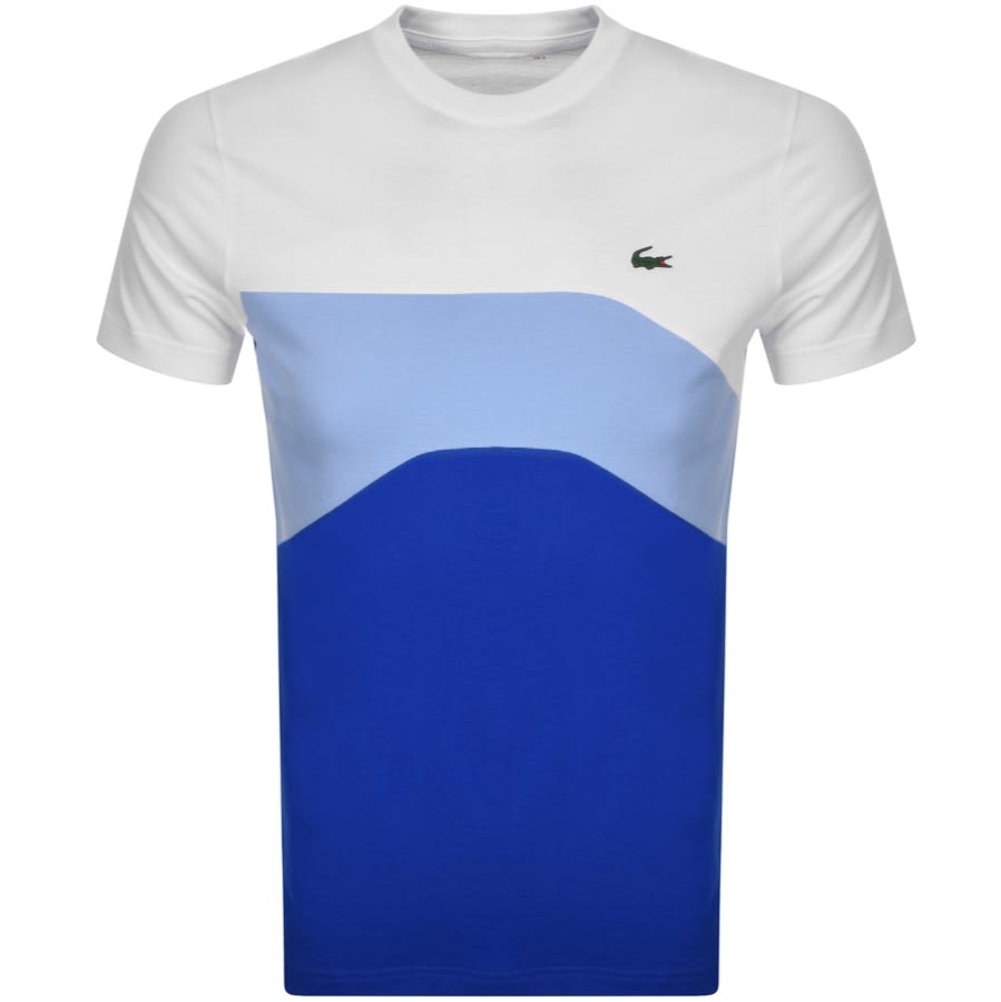 Alternative Image for ProductLacoste Sport Colour Block Logo T Shirt White1